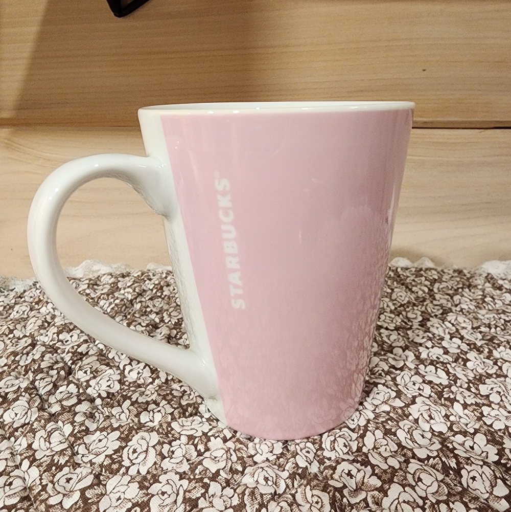 Starbucks Pink Heart Coffee Mug - Picture 3 of 4